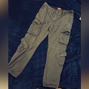 Match Men’s Wild Cargo Pants, Dark Gray, size 34